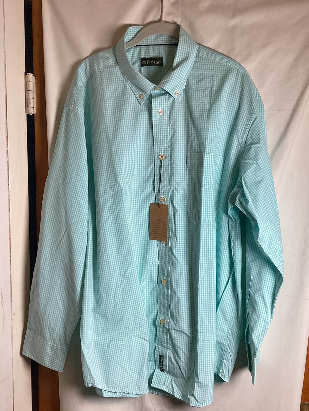 ORVIS Heritage Wash Button down 100% cotton SZ XL NWT